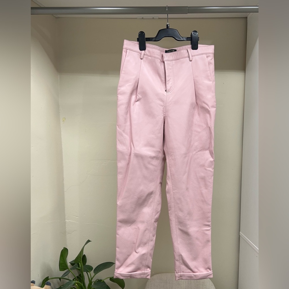 AS by DF 
RECYCLED LEATHER TROUSER - Picture 5 of 7